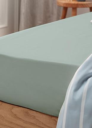 Розкішне бавовняне трикотажне простирадло, простинь на резинці від tcm tchibo (чібо), німеччина