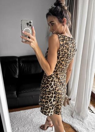 Сукня-міні в леопардовий принт zara 3201/1407 фото