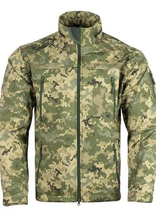 Демисезонная тактическая куртка softshell -10 +15 с пикселей