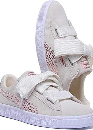 Женские кроссовки ess puma suede heart animal