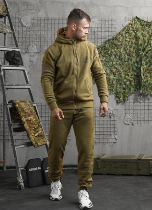 Спортивный флисовый костюм руны койот! костюм спортивный флисовый тактический койот!