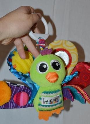 Розвиваючі іграшка lamaze ламазе підвіска оригінал павич 2