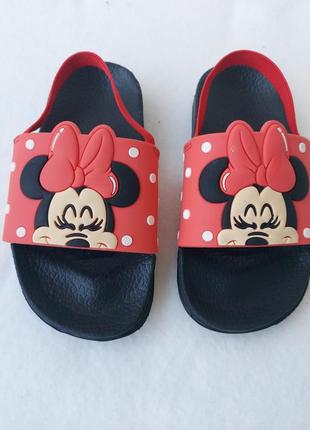 Шльопанці дитячі сланці тапки пантолеты disney minnie