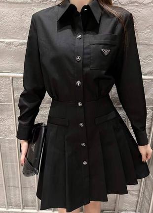 Брендова коротка сукня в стилі prada