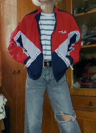 Винтажная ветровка олимпийка fila винтаж3 фото