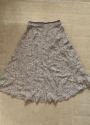Юбка mango animal print леопард