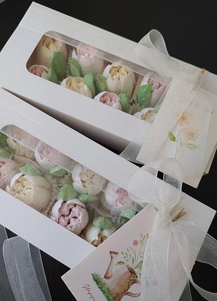 Коробочки с зефирными цветами 🌷