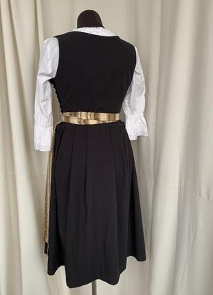 Дирндль дірндль дефект винтаж баварский альпийский костюм октоберфест