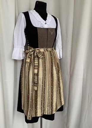 Дирндль дірндль дефект винтаж баварский альпийский костюм октоберфест