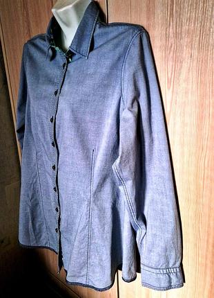 ❤ оригинальная натуральная рубашка блуза рубаха 100% коттон