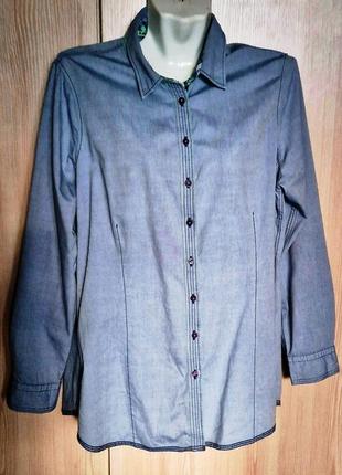 ❤ оригинальная натуральная рубашка блуза рубаха 100% коттон