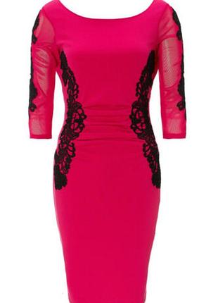 Осіння сукня міді 44 46 футляр