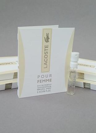 Lacoste pour femme пробник для жінок (оригінал)