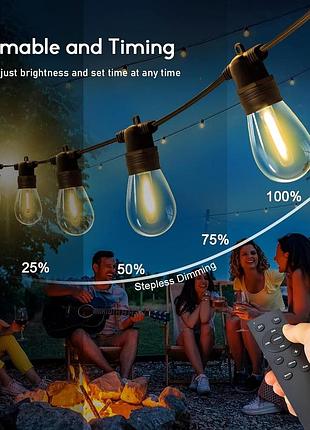 Сток наружные гирлянды 30 метров