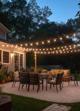 Сток наружные гирлянды 30 метров