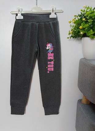 Теплі штани (начос) на дівчинку 4-5 і 5-6 років4 фото