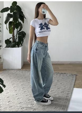 Джинси світлі , джинси хс-с , джинси широкі , джинси reserved,zara,h&m,house