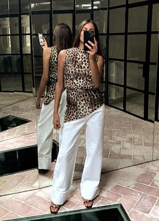 Асимметричный лео топ zara new