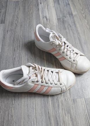 Кожаные кроссовки adidas р.40 кеды адидас7 фото