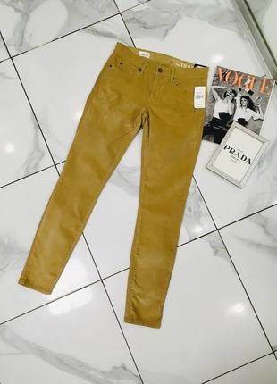 Нові вельветові джинси гірчичного кольору від gap оригінал хс #3154