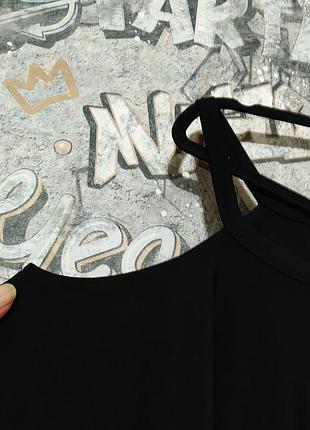 Трикотажная оверсайз туника с открытым плечом от bodyflirt, батал, одежда большого размера.