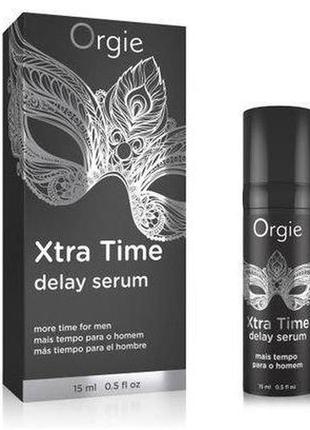 Сыворотка-пролонгатор акта «x-tra time» delay serum, 15 мл orgie