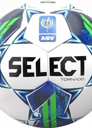 М'яч футзальний select fb futsal tornado fifa  quality pro v23 біло-синій уні 4