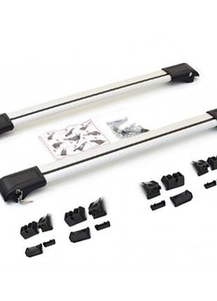 Багажник на крышу bmw x5 2007-2013 серый на интегрированные рейлинги erkul