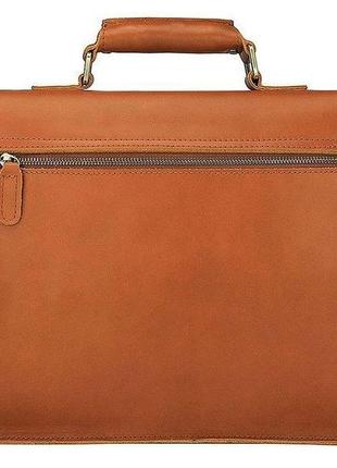 Кожаный портфель рыжий светло-коричневый винтажный 7149372 фото