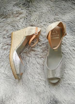 Босоножки kanna нат.кожа 42р.