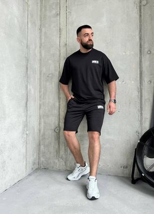 Чоловічій літній спортивний комплект вільного крою, фктбока і шорти