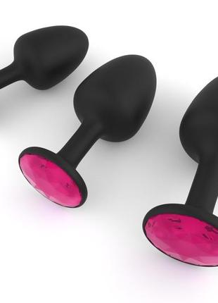 Анальная пробка dorcel geisha plug ruby l с шариком внутри создает вибрации, макс. диаметр 4 см