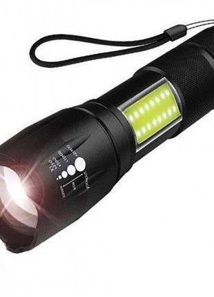 Ручной металлический фонарик bl 29 t6 micro usb фонарь