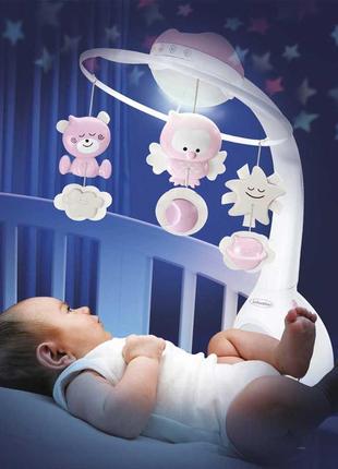 Infantino мобіль музичний з проектором 3 в 1, рожевий, 004914i