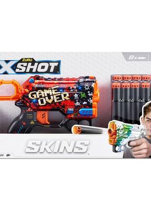 X-shot швидкострільний бластер skins griefer apocalypse (12 патронів)