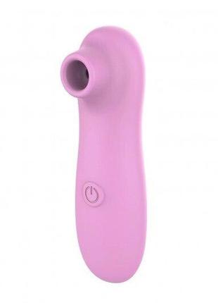 Вакуумный стимулятор клитора boss series, розовый вибратор для женщин