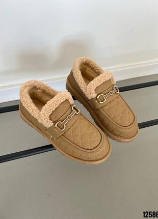 Лоферы зимние