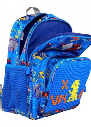 Рюкзак upixel futuristic kids school bag dinosaur синій (u21-001-b)