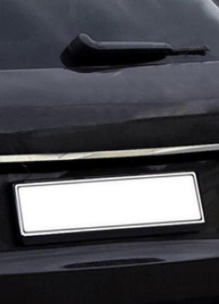Планка над номером (нерж.) carmos - турецкая сталь для ford fiesta 2017-2024 гг