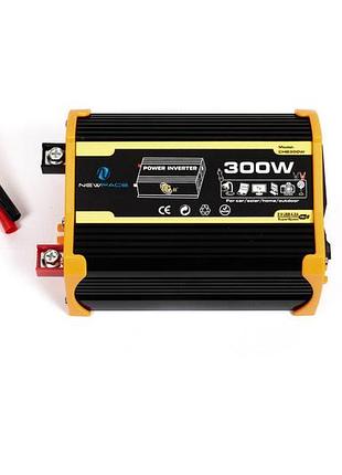 Автомобільний інвертор (220v/usb/300w) chb300w для універсальні товари
