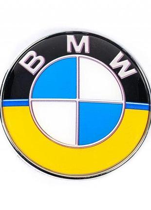 Задня емблема 74мм (ua-style) для bmw 3 серия e-46 1998-2006 гг