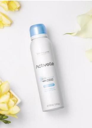 Спрей дезодорант-антиперспирант с ухаживающим комплексом activelle код: 33144