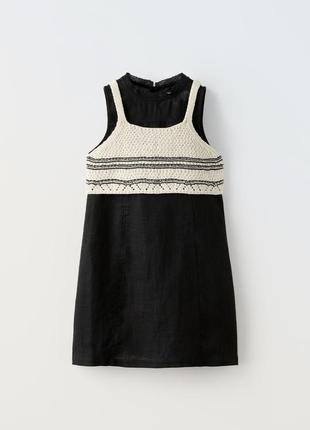 Дуже  стильна сукня з льону