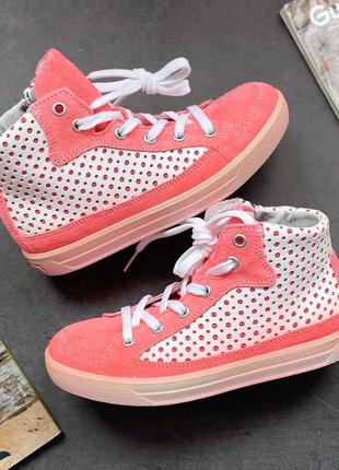 Кожаные ботинки девочке ricosta