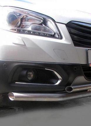 Передний ус st014 (нерж) для suzuki sx4 s-cross 2013-2016 гг