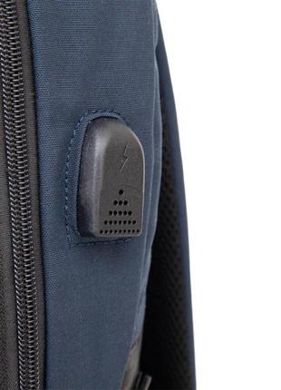 Рюкзак синій для ноутбука дорожній спортивний тканинний 7206253 фото