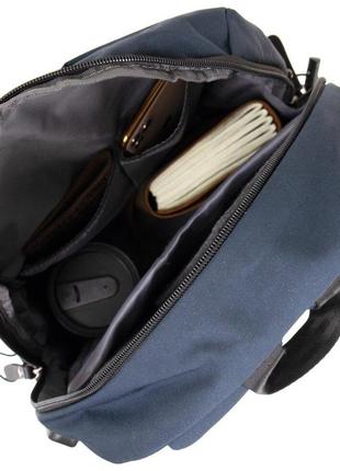 Рюкзак синій для ноутбука дорожній спортивний тканинний 7206255 фото