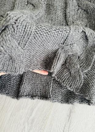 Светр туніка кофта zara h&m рвана альпака шерсть7 фото