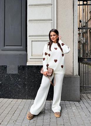 Костюм с сердечками