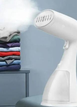 Відпарювач ручний вертикальний bitek 1214 портативний для одягу 1500w білий